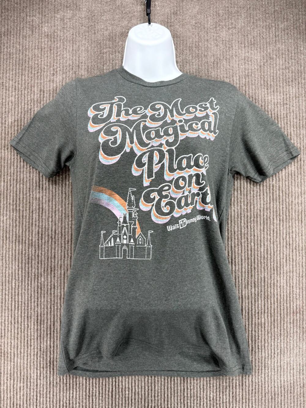 Disney Parks Youth XL Gray Retro Magical Place T-Shirt